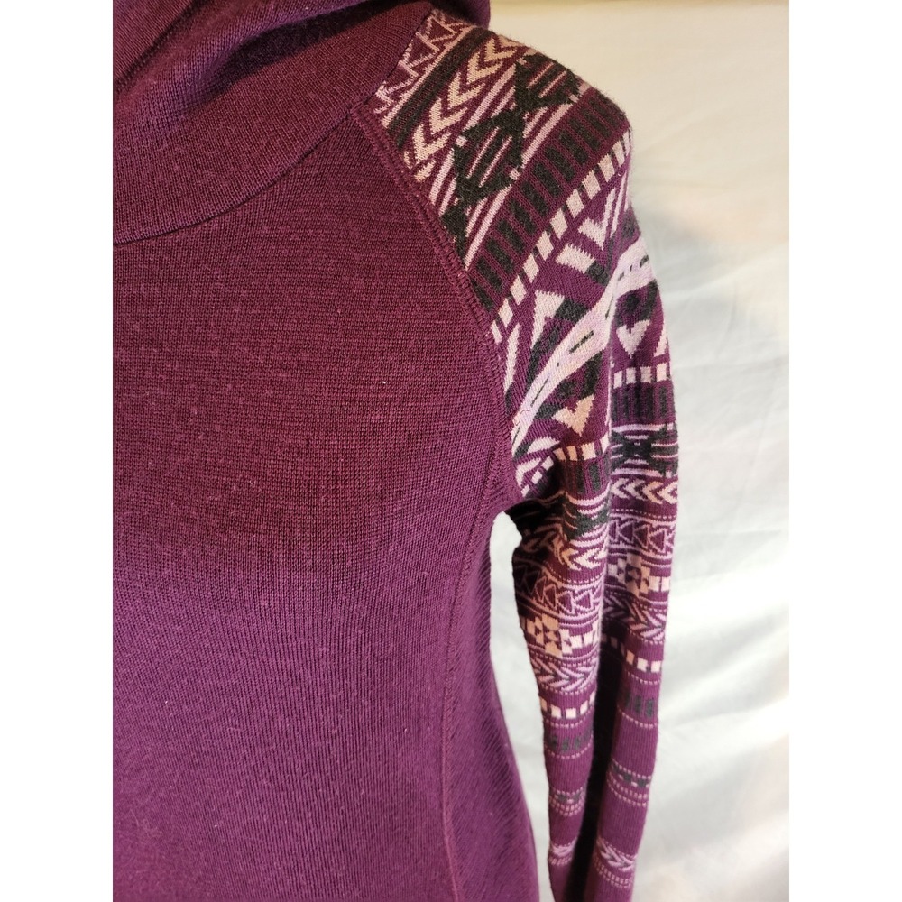 Krimson Klover Mover Maker Merino Wool Blend Dress Pocket Purple Size Small - Picture 2 of 7